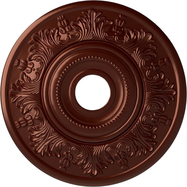 Ekena Millwork Vienna Ceiling Medallion (Fits Canopies up to 6 1/2"), 20"OD x 3 1/2"ID x 1 1/2"P, Antique Copper CM20VIACS - main